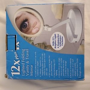 Lighted Folding Vanity & Travel Mirror